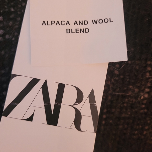 Zara Colorblock open knit alpaca/wool sweater Size small - Picture 8 of 8